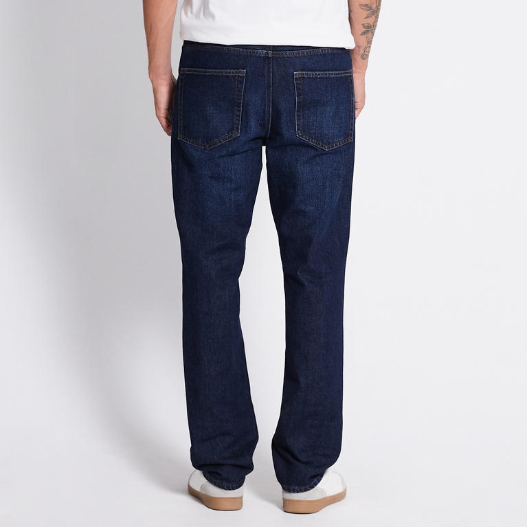 Straight jeans "New Classic" Dark Blue Worn